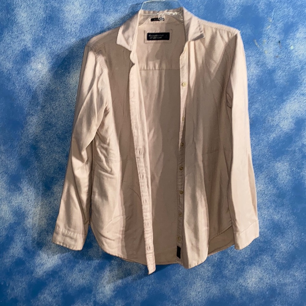 A&F button long sleeve